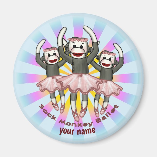 Socketmonkey-Ballet Magnet (Vorne)