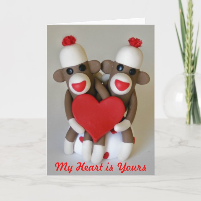 Socketmonkey Lovers Card Feiertagskarte (Vorderseite)