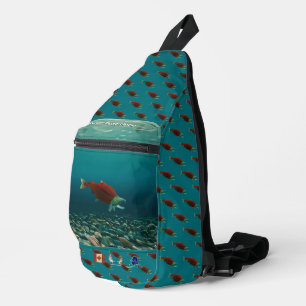 Sockeye Lachs Crossbody Bag