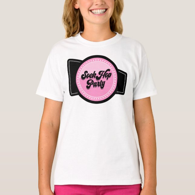 SockHop-Party T-Shirt (Vorderseite)