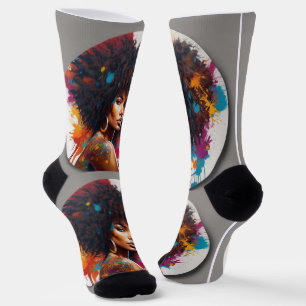 Socks Afro Socken