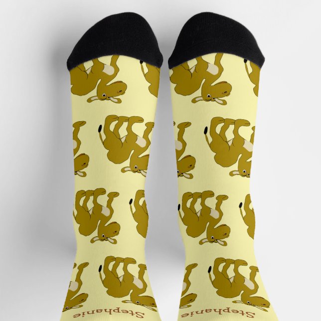 Socks Dromedary Camel Design Socken (Oben)