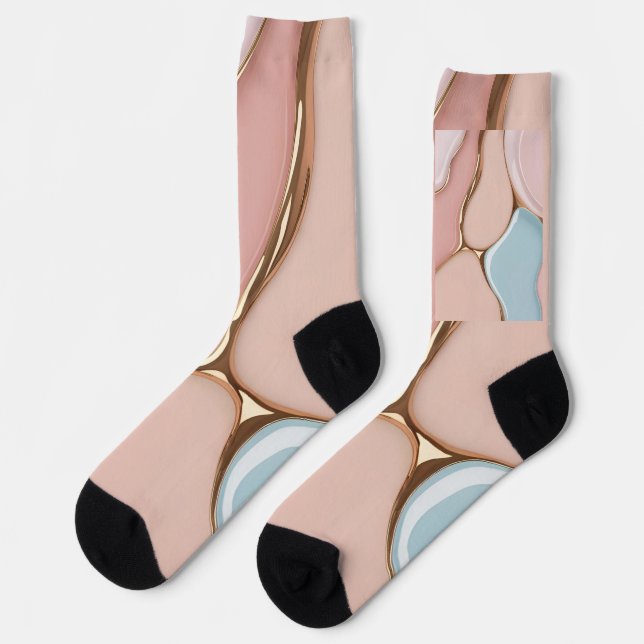 Socks in stylish abstract graphic socken (Linkes Detail)