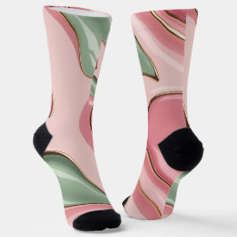 Socks in stylish abstract graphic socken