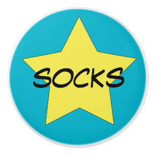 Socks Kleidung Organisation Schublade Knöpfe Keramikknauf