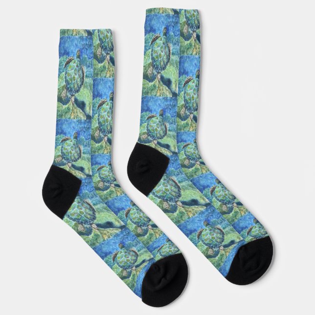 SOCKS - Meeresschildkröten Socken (Rechts)
