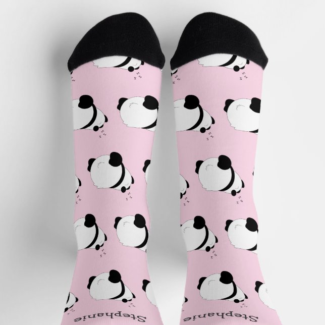 Socks Panda Design Socken (Oben)