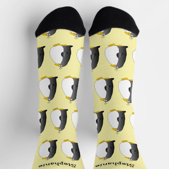 Socks Pinguin Design Socken (Oben)