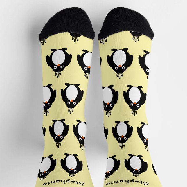 Socks Pinguin Design Socken (Oben)