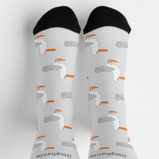 Socks Seagull Design Socken (Oben)