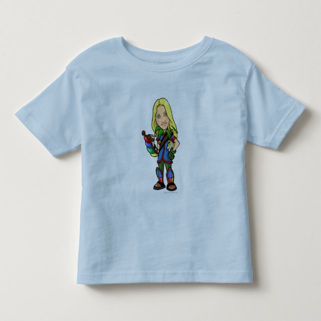 Socktastic Roo Insel-Personal-Spieler Kleinkind T-shirt (Vorderseite)