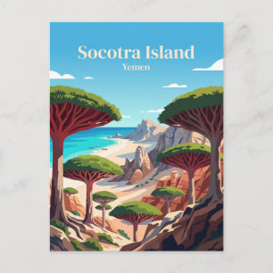 Socotra-Insel Jemen Postkarte