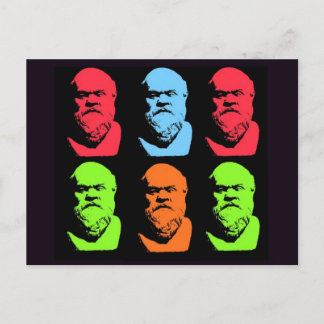 Socrates Collage Postkarte