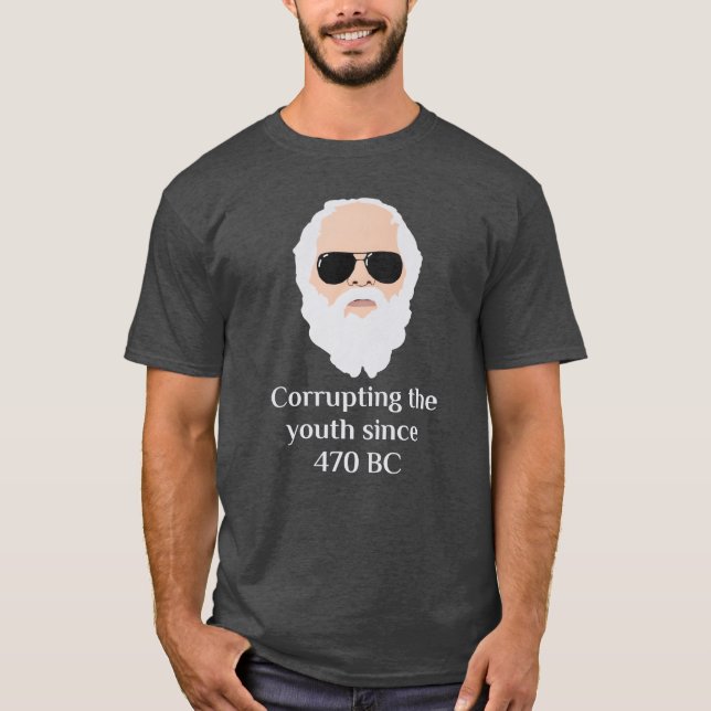 SOCRATES, das den Jugend-lustigen Verbrecher T-Shirt (Vorderseite)