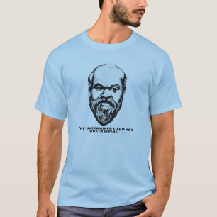 SOCRATES "das ununtersuchte Leben" T - Shirt