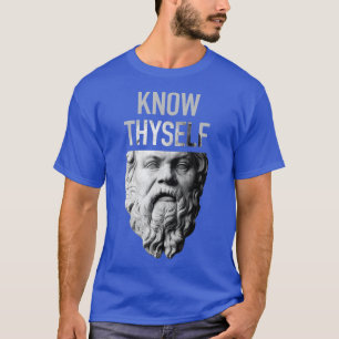 Socrates Delphi Orcale Know Thyself Philosophie Gi T-Shirt