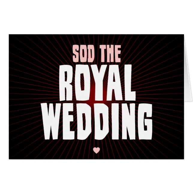 Sod die königliche Hochzeit (Vorderseite (Horizontal))