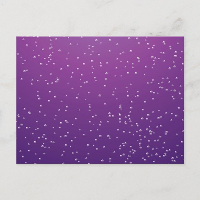 Soda aus Trauben mit kleinen Bläschen Kunst Postkarte (Vorderseite)