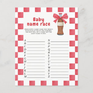 Soda-Baby-Party - Baby Namens-Rate-Spiel