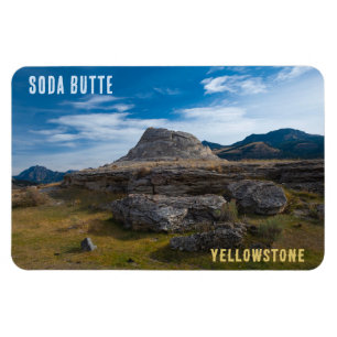 Soda Butte Cone Yellowstone Nationalpark Magnet
