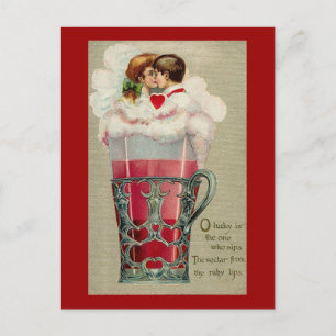 Soda Couple Postkarte