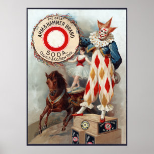 Soda der großer Arm- u. Hammermarke, C. 1900 Poster