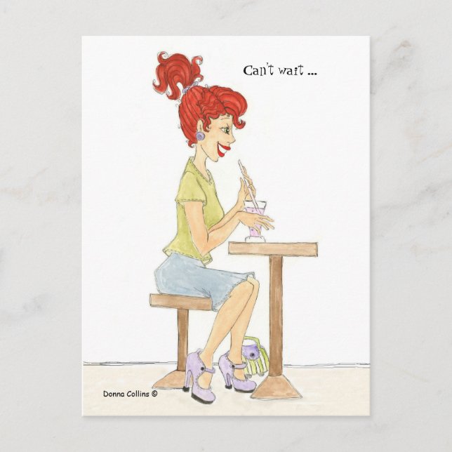 Soda Girl vermisst Postkarte (Vorderseite)