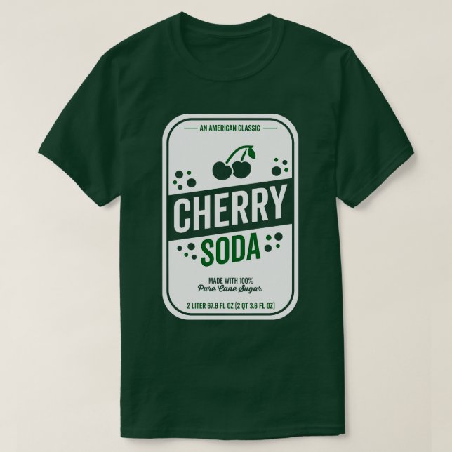 Soda Group Halloween Kostüm Cherry Soda T-Shirt (Design vorne)