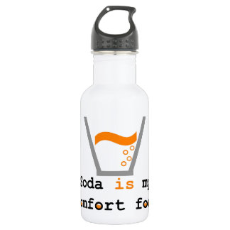 Soda ist meine Komfort-Nahrung Edelstahlflasche
