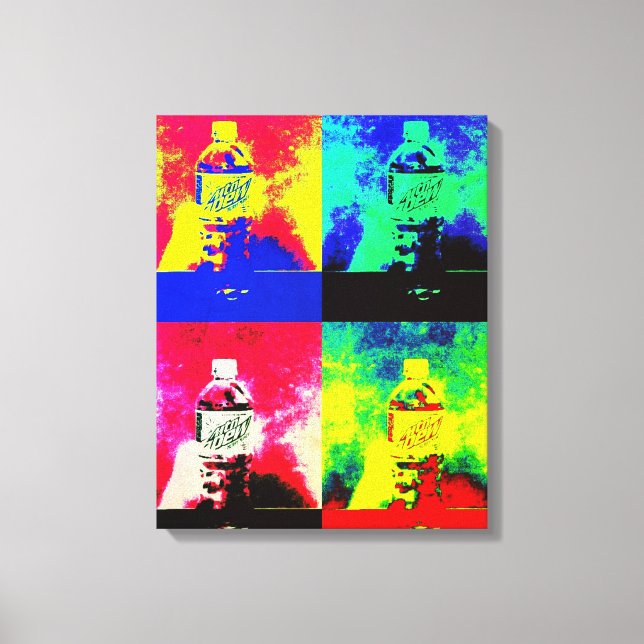 Soda Pop Art Leinwanddruck (Vorderseite)