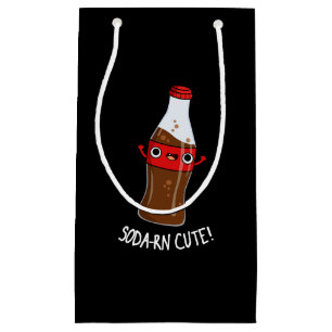 Soda-rn Niedlich Funny Soda Pun Dark BG Kleine Geschenktüte
