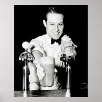 Soda Shop, 1936. Vintages Foto