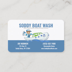 Soddy Boat Wash Business Card Visitenkarte