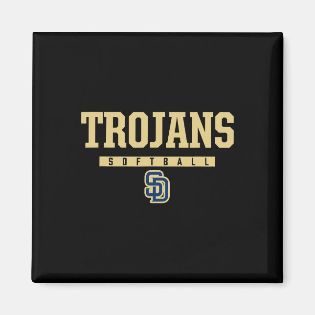 Soddy-daisy Trojans Logo Softll Hs  Magnet (Vorne)