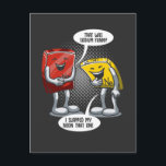 Sodium Chemistry Science Joke Chemist Scientist Postkarte<br><div class="desc">Das perfekte Chemist Geschenk,  wenn Sie eine Leidenschaft für Chemie haben. Funny Laboratory Student,  Chemielehrer oder ein Wissenschaftsstudent Surprise.</div>