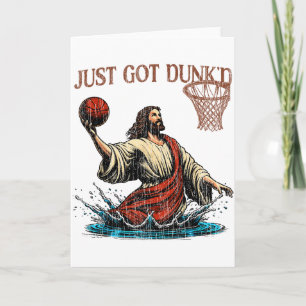 Soeben Getunkt Lustige Taufe Jesus Christliches Ba Karte