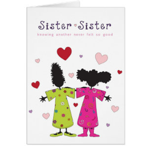 Soeur - carte de soeur