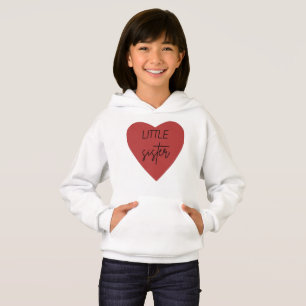Sœur des Filles Pull à Capuche Heart - Nouveau et