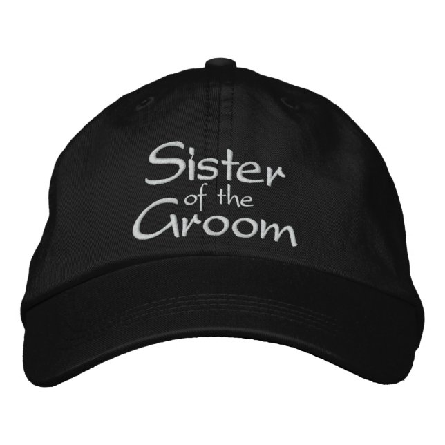 Soeur du Mariage brodé de la chambre Casquette (Devant)