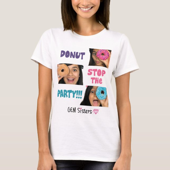 Soeurs de GEMME - arrêt de BEIGNET le T-shirt des (Devant)
