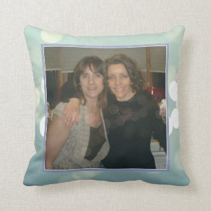 Soeurs sur mesure, oreiller de 16 po x 16 po
