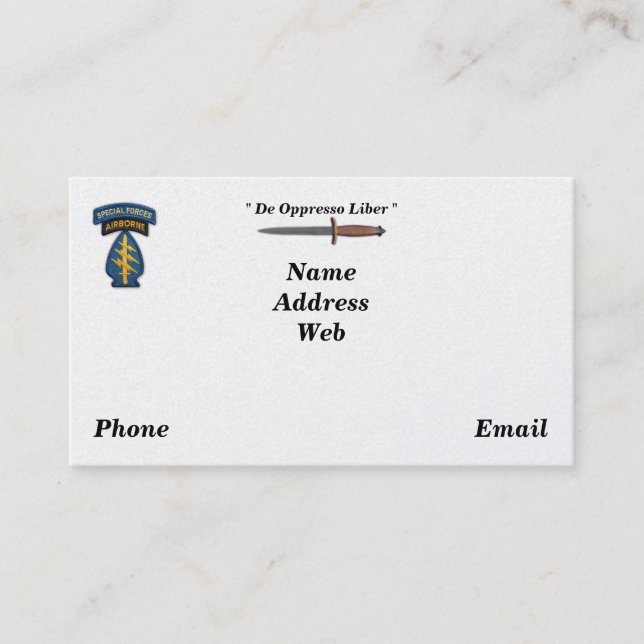 Sof-Tierärzte sfg sf grüne Barette der Visitenkarte (Vorderseite)