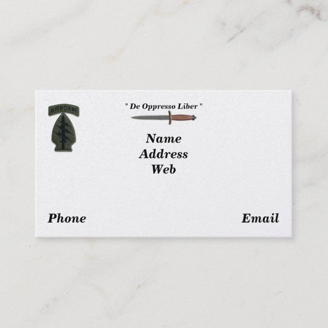 Sof-Tierärzte sfg sf grüne Barette der Visitenkarte (Vorderseite)