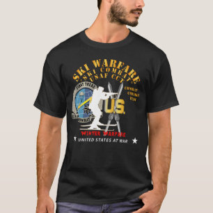 SOF - USAF Combat Control Team - Ski Warfare - Ski T-Shirt