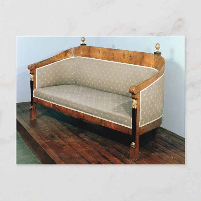 Sofa, Biedermeier-Stil, c.1820 Postkarte (Vorderseite)