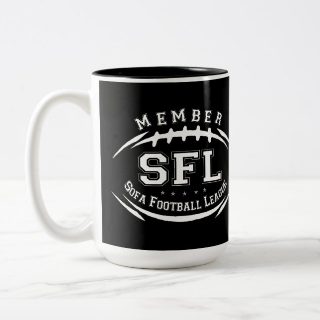 Sofa Football League Zweifarbige Tasse (Links)