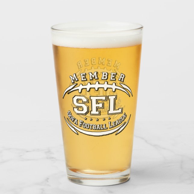 Sofa-Fußballliga Glas (Vorne (Gefüllt))