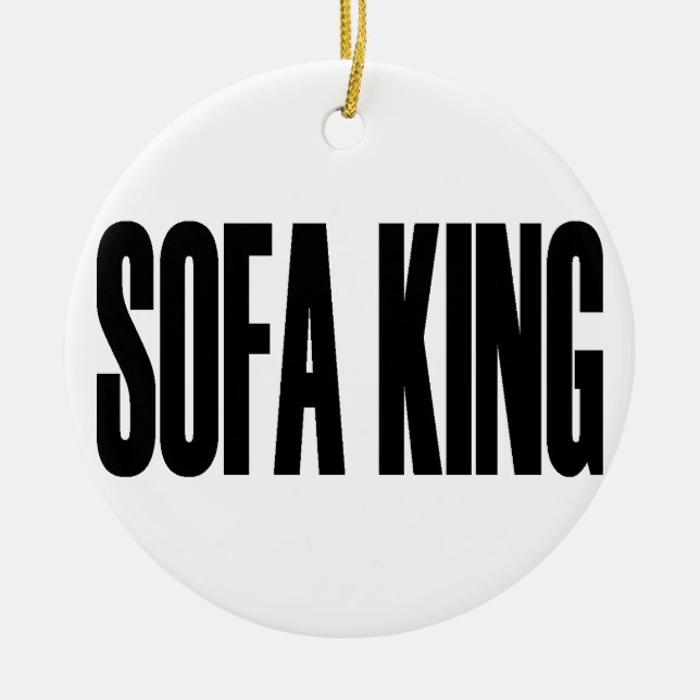 SOFA-KÖNIG Verzierung Keramik Ornament (Vorne)