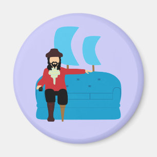 Sofa-Pirat Magnet