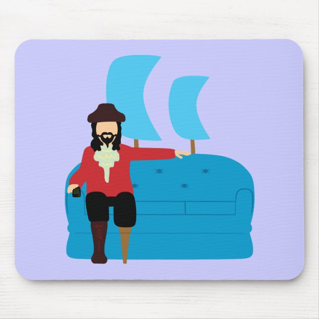 Sofa Pirate Mousepad (Vorne)